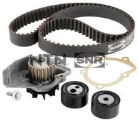 SNR KDP459300 - Código de motor: DW10TD<br>Código de motor: DW10UTD<br>Nº art. herramienta recomendada: VKN 1007<br>cantidad de tornillos: 2<br>Material rotor de la bomba: Chapa de acero<br>Ancho de cinta [mm]: 25<br>Número de dientes: 141<br>Correas: con perfil redondeado de dientes<br>