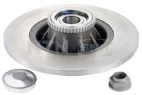 SNR KF15570U - Lado de montaje: Eje delantero<br>Altura [mm]: 49,7<br>Tipo de disco de frenos: ventilación interna<br>Espesor de disco de frenos [mm]: 28<br>Espesor mínimo [mm]: 24<br>Número de taladros: 1<br>Diámetro exterior [mm]: 306<br>Número de orificios: 5<br>Diámetro de centrado [mm]: 72<br>corona de agujeros - Ø [mm]: 118<br>Superficie: revestido<br>