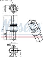 NISSENS 301098 - Presostato, aire acondicionado - ** FIRST FIT **