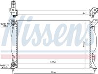 NISSENS 60304A - Tipo radiador: Aletas refrigeración soldadas<br>Longitud de red [mm]: 632<br>Ancho de red [mm]: 414<br>Profundidad de red [mm]: 34<br>Material depósitos de agua (radiador): Plástico<br>Equipamiento de vehículo: para vehículos con climatizador<br>Clase de caja de cambios: Transmisión automática<br>Ancho de embalaje [cm]: 16,00<br>Peso neto [g]: 4932<br>h embalaje [cm]: 52,00<br>long. de embalaje [cm]: 83,0<br>