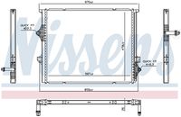 NISSENS 606397 - Radiador, refrigeración del motor