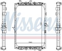 NISSENS 61417A - Radiador, refrigeración del motor