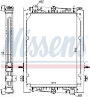 NISSENS 61440A - Radiador, refrigeración del motor