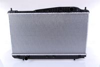 NISSENS 61638 - Radiador, refrigeración del motor