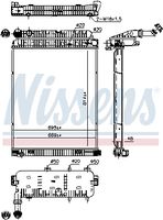 NISSENS 62648 - Tipo radiador: Aletas refrigeración soldadas<br>Longitud de red [mm]: 815<br>Ancho de red [mm]: 668<br>Profundidad de red [mm]: 42<br>Material depósitos de agua (radiador): Plástico<br>Artículo complementario/Información complementaria: con enfriador de aceite<br>Fabricante: MAHLE<br>long. de embalaje [cm]: 119,0<br>Peso neto [g]: 14420<br>h embalaje [cm]: 51,00<br>Ancho de embalaje [cm]: 98,00<br>