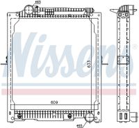 NISSENS 62647A - Radiador, refrigeración del motor