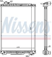 NISSENS 626570 - Radiador, refrigeración del motor