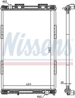 NISSENS 628720 - Radiador, refrigeración del motor