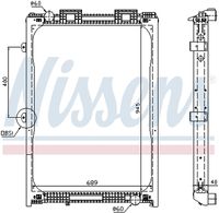 NISSENS 62870A - Radiador, refrigeración del motor