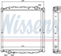 NISSENS 62877A - Radiador, refrigeración del motor