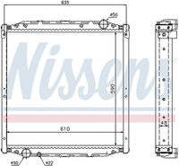 NISSENS 62880A - Radiador, refrigeración del motor