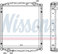 NISSENS 62876A - Radiador, refrigeración del motor