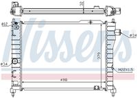 NISSENS 63062A - Radiador, refrigeración del motor