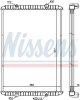 NISSENS 637750 - Radiador, refrigeración del motor