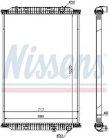 NISSENS 637780 - Radiador, refrigeración del motor