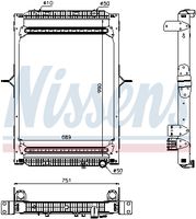 NISSENS 63785 - Radiador, refrigeración del motor