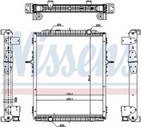 NISSENS 637878 - Radiador, refrigeración del motor