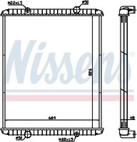 NISSENS 638490 - Radiador, refrigeración del motor