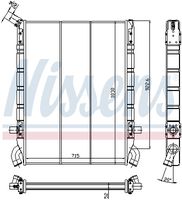 NISSENS 64071 - Radiador, refrigeración del motor