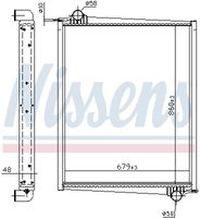 NISSENS 64068A - Radiador, refrigeración del motor