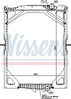 NISSENS 65463A - Radiador, refrigeración del motor