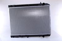 NISSENS 666230 - Radiador, refrigeración del motor