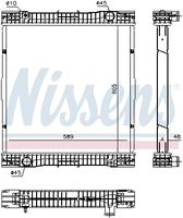 NISSENS 67184 - Radiador, refrigeración del motor