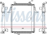 NISSENS 67245 - Radiador, refrigeración del motor