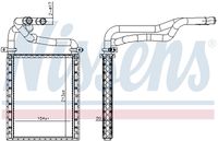 NISSENS 707191 - Radiador de calefacción