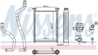 NISSENS 707290 - Radiador de calefacción - ** FIRST FIT **