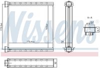 NISSENS 707278 - Radiador de calefacción