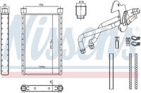 NISSENS 707282 - Radiador de calefacción