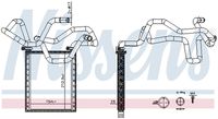 NISSENS 707305 - Radiador de calefacción