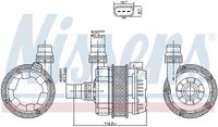 NISSENS 831351 - Bomba de agua adicional, calefactor adicional - ** FIRST FIT **