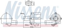 NISSENS 832152 - Bomba de agua adicional (circuito de agua de refrigeración)