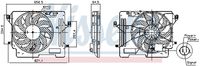 NISSENS 850080 - Ventilador, refrigeración del motor