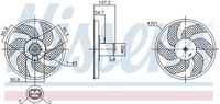 NISSENS 850084 - Ventilador, refrigeración del motor