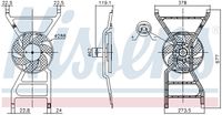 NISSENS 850089 - Ventilador, refrigeración del motor