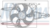 NISSENS 85509 - Ventilador, refrigeración del motor