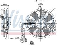 NISSENS 85519 - Ventilador, refrigeración del motor