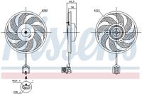 NISSENS 85596 - Ventilador, refrigeración del motor