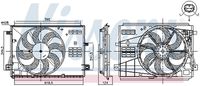 NISSENS 85973 - Ventilador, refrigeración del motor