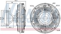 NISSENS 86101 - Espesor [mm]: 145<br>Diámetro exterior [mm]: 220<br>Distancia taladros [mm]: 125<br>Peso [kg]: 5,777<br>