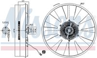 NISSENS 86216 - Embrague, ventilador del radiador