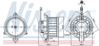 NISSENS 87579 - Ventilador habitáculo