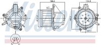 NISSENS 87596 - Ventilador habitáculo