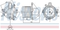 NISSENS 87608 - Ventilador habitáculo