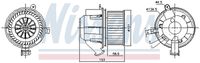 NISSENS 87607 - Tensión [V]: 12<br>Potencia nominal [W]: 180<br>Diámetro [mm]: 119<br>Número de enchufes de contacto: 2<br>