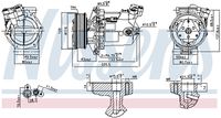 NISSENS 890042 - Compresor, aire acondicionado - ** FIRST FIT **