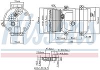 NISSENS 890050 - Compresor, aire acondicionado - ** FIRST FIT **